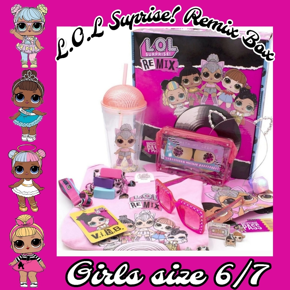 NIB L.O.L. SURPRISE Remix "Backstage Pass Collectors Bundle  size 6/7